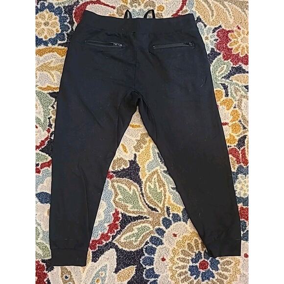 Basics By Denim House Mens Black Sweatpants Joggers Size L - Picture 8 of 10